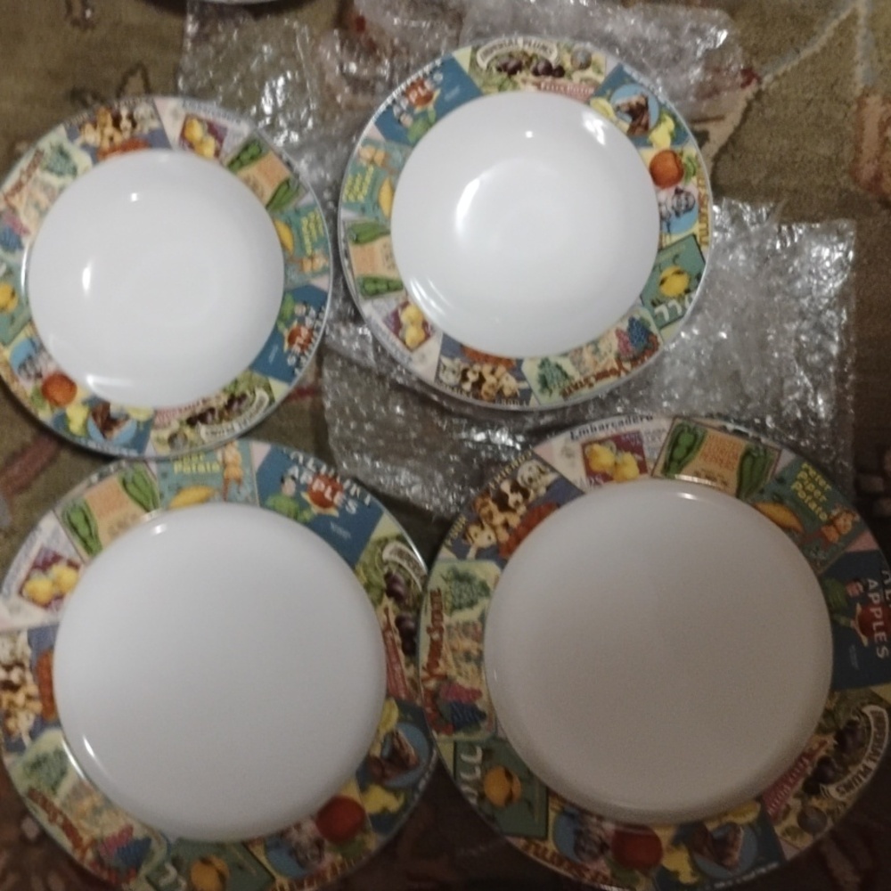 Vintage Advertising LABELS Sakura Retired DINNER PLATE EPLC